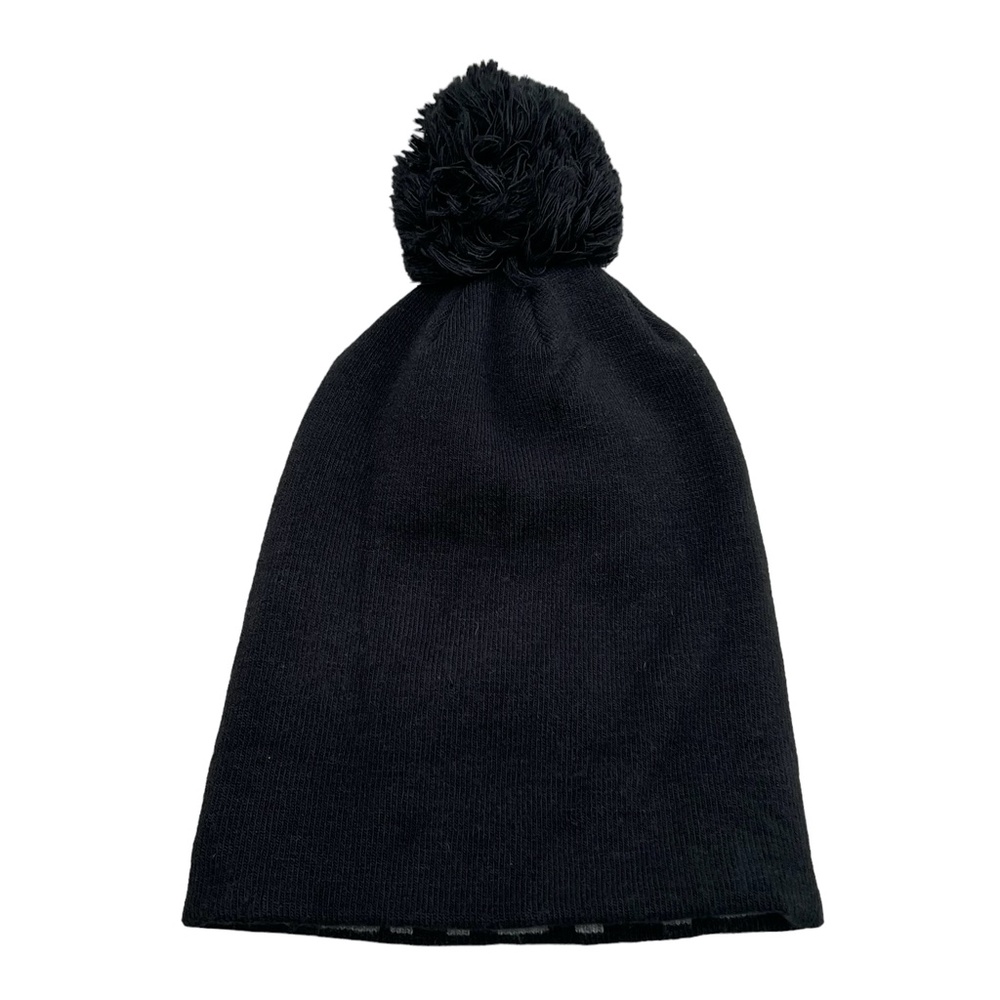 UNDER ARMOUR BLACK POM KNIT BEANIE CAP - Picture 4 of 4